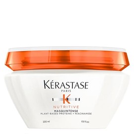 KRASTASE Masquintense Nutritive Mascarilla  Refuerza Fibras, Revitaliza el Brillo y Suavidad  Con Protenas de origen vegetal, Niacinamida y Glicerina 