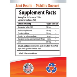 ultra mega hip and joint health for cats - PET HIP AND JOINT COMPLEX - DOGS AND CATS - NATURAL VET APPROVED FORMULA - IMMUNE BOOST - GOOD FOR STIFF JOINTS - msm supplement for cats - 1 Bottle (120 Tab