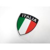 F NODE Italian Flag Shield Emblem Waterproof Reflective Sticker 2.9