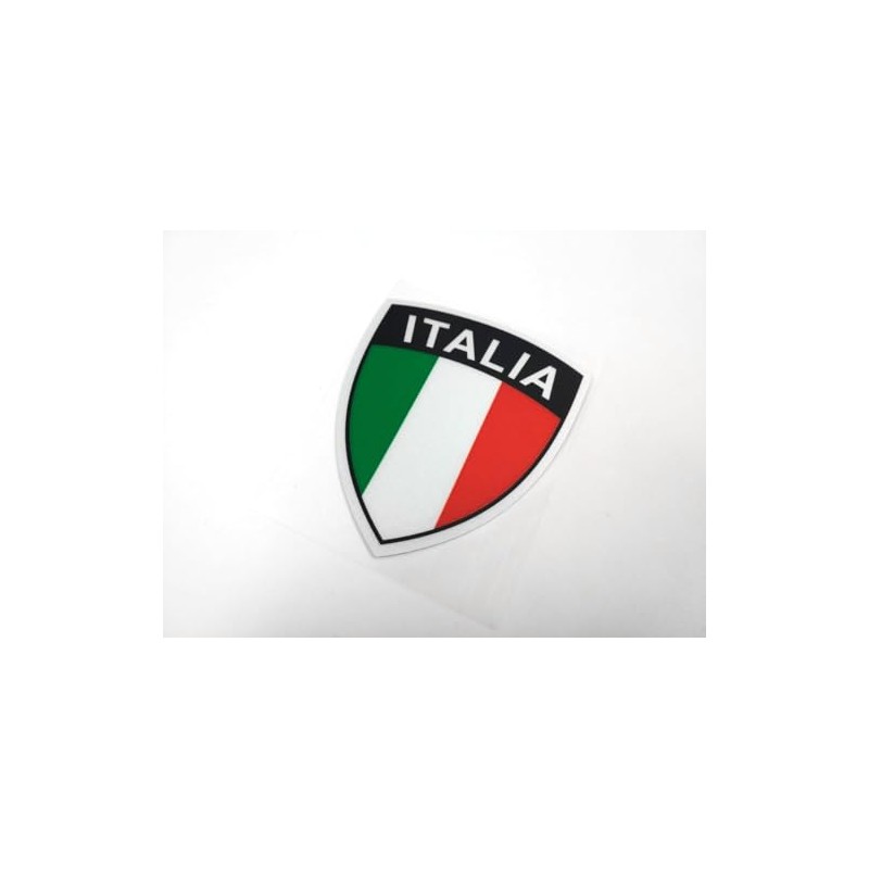 F NODE Italian Flag Shield Emblem Waterproof Reflective Sticker 2.9