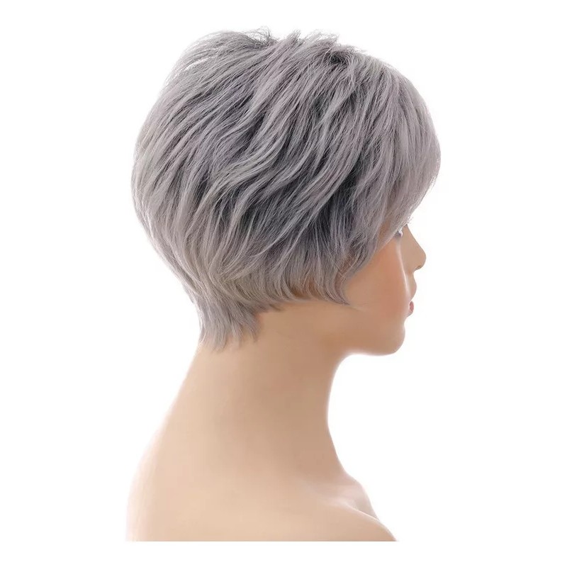 generic Para Pelucas Para Mujer, Pelo Corto, Cabello Humano,