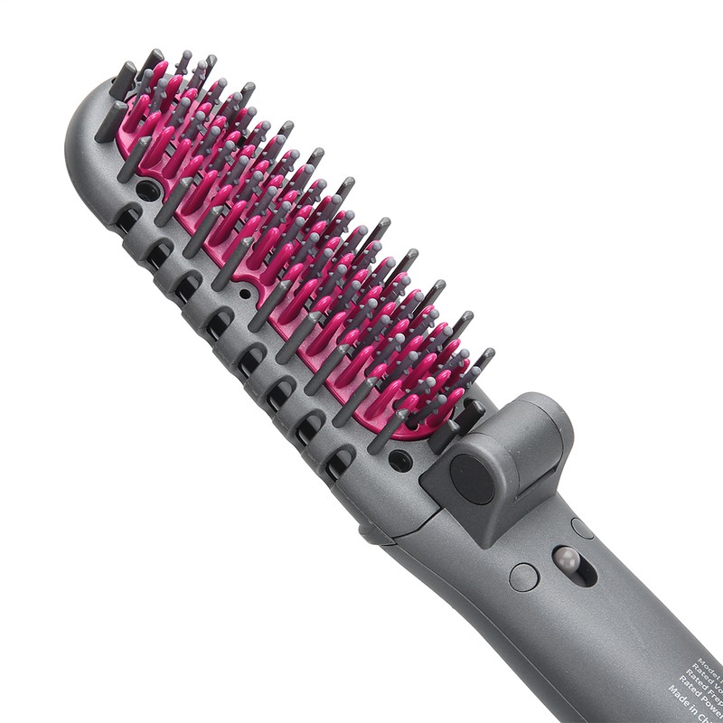 Foldable Negative Ion Hair Straightening Comb Adjustable Hair Straightener