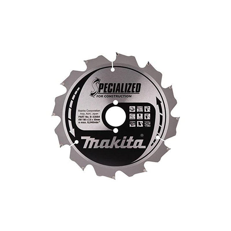 Makita Specialized SAEGE Blade 190 mm x 30 mm –