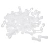 MECCANIXITY Silicone Rubber Bands Rings 100Pcs Non-slip 15mm Dia 0.7mm