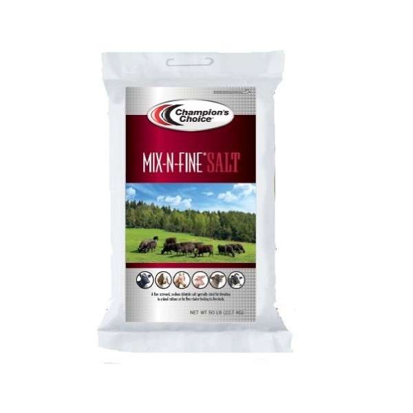 Champions Choice Mix-N-Fine Salt For Cattle