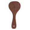 Ergonomic Design Wooden Rice Paddle Spoon, Heat Resistant Rice Mixing