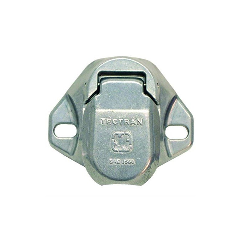 Tectran 670-28 Trailer Receptacle Socket Dual Pole, Vertical, Crimp Termination