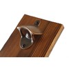 Thirsty Solutions - “Beer O’ Clock” Rustic Wall Mounted Bottle