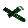 NICKSTON Green and Black Skull Crossbones Band Compatible with Pebble