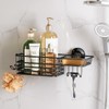 TAILI Rustproof Shower Shelf No Drilling Shower Caddy Suction Cup