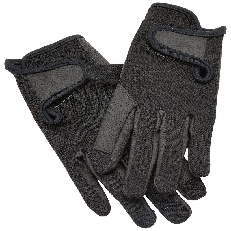 Rhinegold Super Stretch Mesh Back Glove-Extra Large-Black