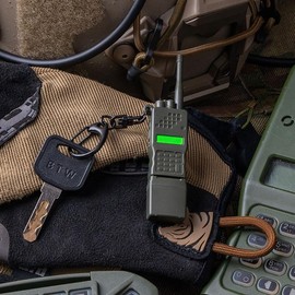 Mini Walkie Talkies Shaped Keychain Tactical Interphone Game Model Key Ring Chain Bag Pendant Ornament Creative Gift Collection Toy