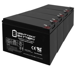Mighty Max Battery 12V 7.2AH Battery for Razor EcoSmart Metro Electric Scooter - 4 Pack