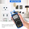Digital Multimeter, 6000-bit AC/DC Voltage Tester, TRMS Automatic and Manual
