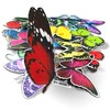Imaggge.com - 20x - Butterflies - Repositionable Electrostatic Stickers -