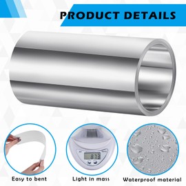 Zonon Aluminum Flashing Roll 14'' x 20' Roof Flashing Weatherproofing Metal Roofing Panels for Sealing Windows Doors Siding Roofing Stains Moss and Mildew Prevention