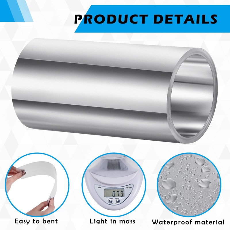 Zonon Aluminum Flashing Roll 14'' x 20' Roof Flashing Weatherproofing