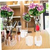 Vaguelly 4 Pcs Transparent Small Portable Refillable Lipstick Tubes DIY