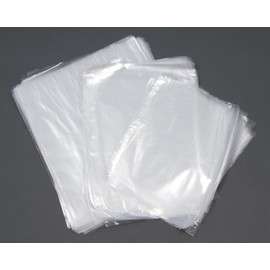 Bag It Plastics Polythene 'Heavy Duty' Food Grade Storage Bags | 10" x 15" / 250mm x 375mm | Pack of 50 | Suitable as Freezer Bags, Sandwich Bags, Fruit Bags, Clear Plastic Bags