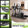 Weight Sled Adjustable Height - Weight Training Pull Sled Gym