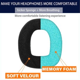 Astro A40 TR Ear Pads,Replacement Earpads for Astro A40TR A40 TR Gaming Headset, Ear Cushions for Astro Gaming A40tr A50 A 50 Gen3 Mod Kit /A40tr Accessories/Ear Cushion/Ear Cups (Black Velour)