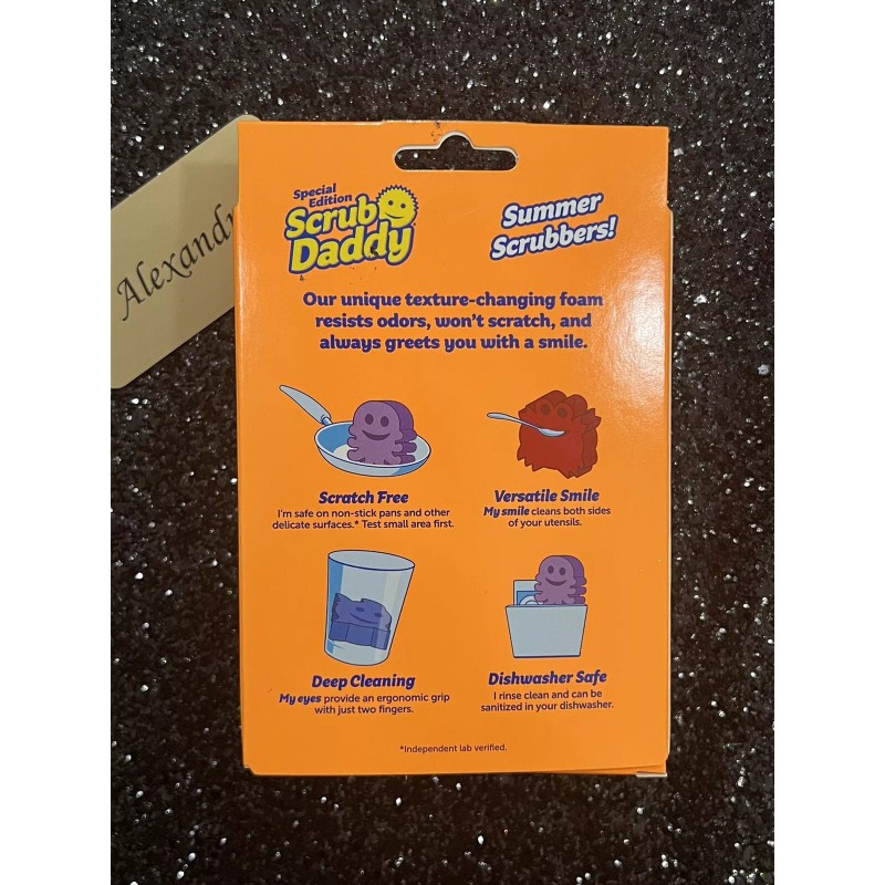 Scrub Daddy Beach Buddies Shark Summer Special Edition Flex Texture
