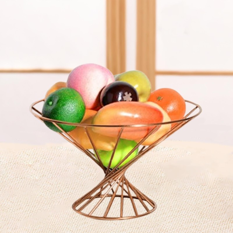 ＫＬＫＣＭＳ Modern Iron Fruit Holder for Kitchen Counter Space Saving