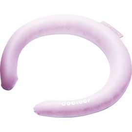 Cogit COOLOOP Ice Neck Ring, Freezes at 82.4°F (28° C), Cools for 2 Hours Under Scorching Sun in Midsummer, 3rd Place Overall Hit Ranking in 2022 in Nikkei Trendy, Pink, M Size