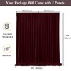 KUKUSOUL 10x10FT Wedding Curtain Backdrop Burgundy Curtains for Parties Wedding