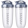 2-Pack Replacement Parts Upgrade 32oz Cups with Flip-Top to-Go-Lid and