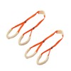 2Pcs Dog Back Legs Support Harness Soft Coral Velvet Adjustable