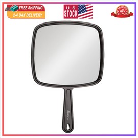 Diane Hand Held Mirror Extra Large For Barber Lady Makeup Beauty Cosmetic With Handle✅