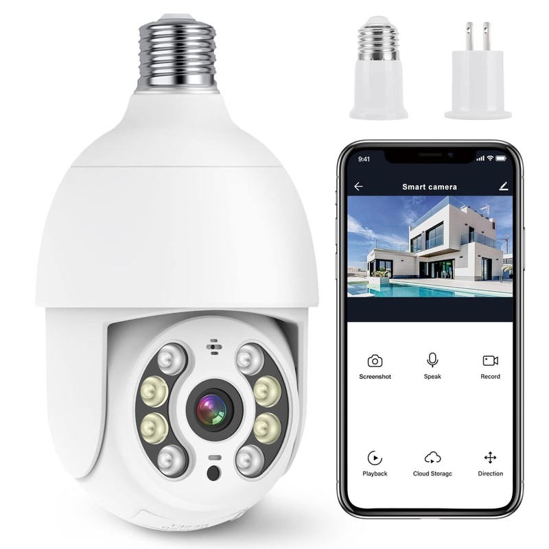 E T EASYTAO Q05 Cámara Foco WiFi 2MP, IP65 Impermeable