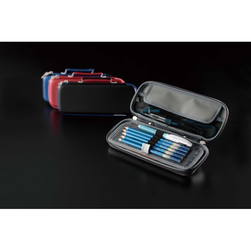 Raymay Fujii FSB150R Pencil Case, Large Capacity, Top Liner, EVA,
