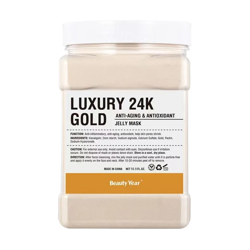 🔥 Jelly mask facial oro24k lujo 650g mascarilla todo piel