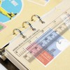 JKJF A5 Ruler Bookmark Ruler Plastic Page Marker Pocket Page