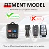 POSAID Key Fob Cover for Ford Mustang Focus Explorer Edge