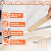 6 Pcs Caulk Tool Set-Multi-Purpose Silicone Caulking Tool Kit with