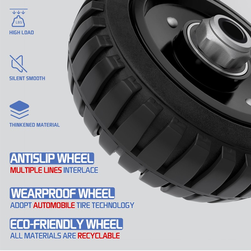 USCaster Rolling Gate Wheel for Sliding, Chain Link, Metal Fences