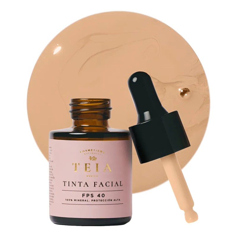 Tinta De Maquillaje Fps 40 100% Mineral Teia Cosméticos Medio