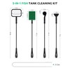 Aquarium Algae Scraper, Small Fish Tank Cleaner for Glass Algae