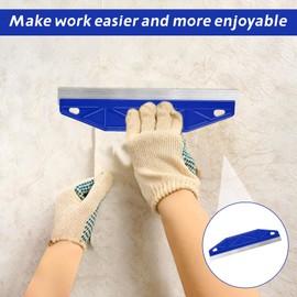 Edge Painting Tool,Cutting in Tools for Painting,Paint Shield 11.4inch,Multi-Purpose Straight Paint Guard,Painting Edge Tool for Precision Painting(Blue)