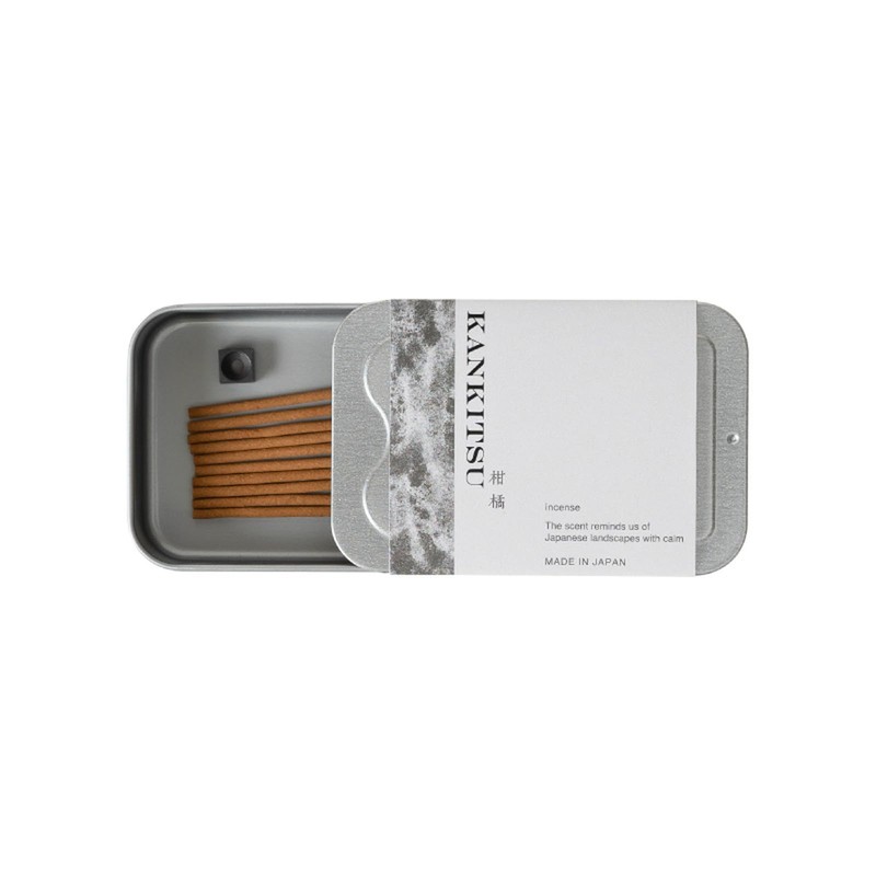 Life Tree Incense Citrus KANKITSU 10 Canned with Incense