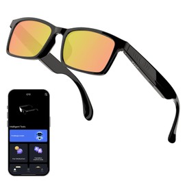 Translation Glasses Ai Smart Glasses for Women Men Bluetooth with Chat GPT 164 Language Blue light and UV resistant Lens Clear Headphone with Speaker sunglasses forTravel Meeting Trade Business