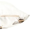 Evans Lichfield Bee Happy Repeat Cushion Cover, White, 43 x