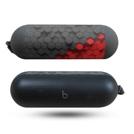 Speaker Skin Compatible with Beats Pill (2024) - Two-Tone Hex - Premium 3M Vinyl Protective Wrap Decal Cover - Easy to Apply | Crafted in The USA by MightySkins