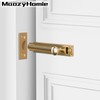 MaozyHomie 4 Inch Solid Brass Surface Bolt, Heavy Duty Concealed