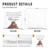 JWVK Long Distance Gifts Pillow Covers 18x18, Inspirational Gifts for