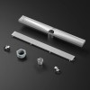 28 Inch Brushed Stainless Steel Tile Insert Invisible Linear Floor