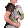 SCHMUSEWOLKE FirstEdition Baby Carrier Newborn and Toddlers Mirastar Olivine Organic